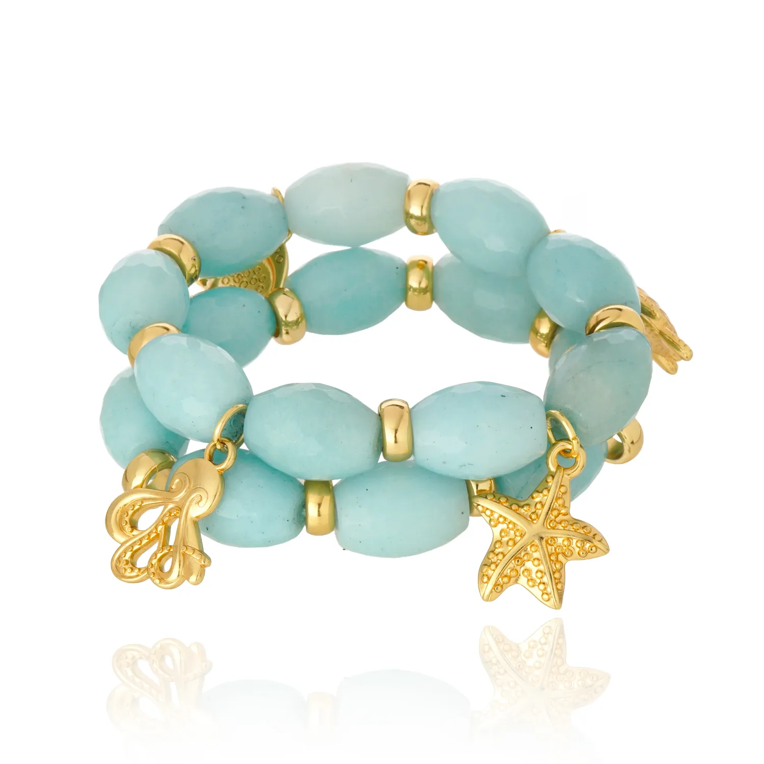 Cristina Sabatini - Cinque Terre Bracelets Amazonite