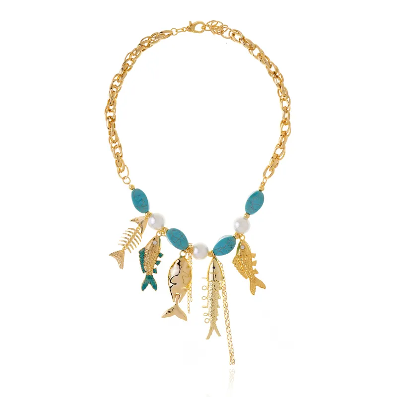 Cristina Sabatini - Algarve Necklace Turqouise