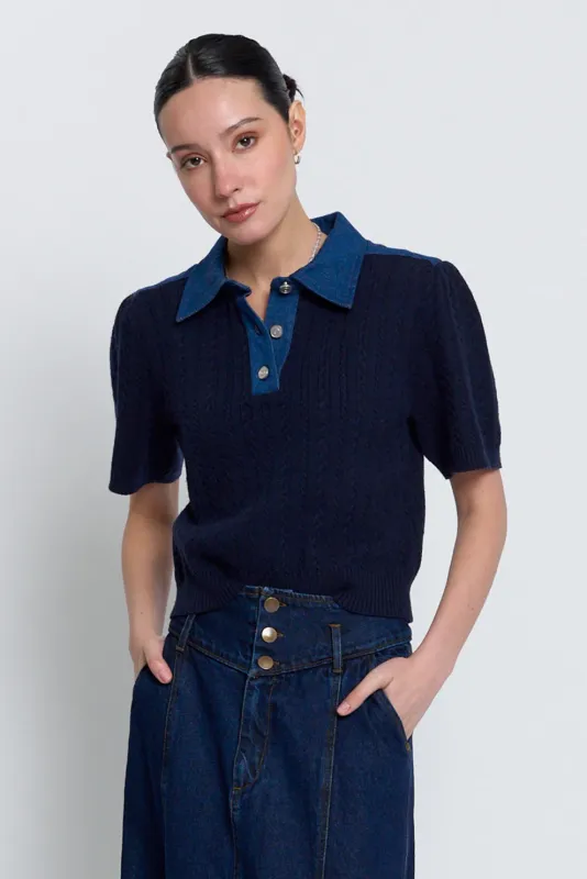 Central Park West - Nash Puff Sleeve Denim