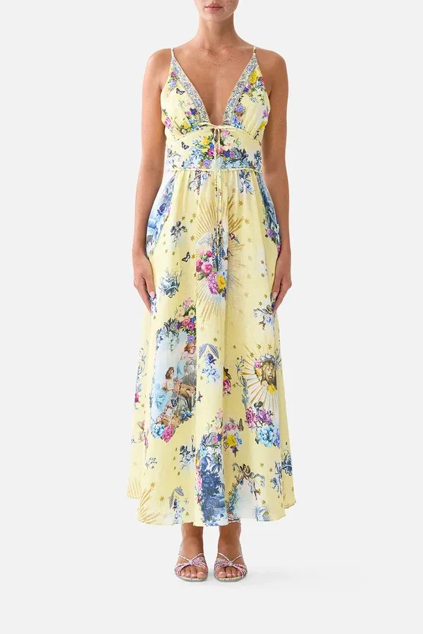 Camilla - Waistband Dress With Tie Detail Chinoiserie Child