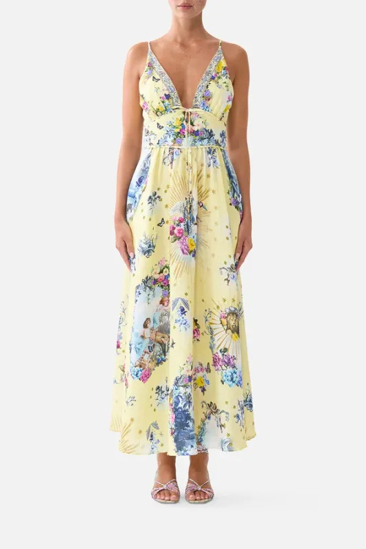 Camilla - Waistband Dress With Tie Detail Chinoiserie Child