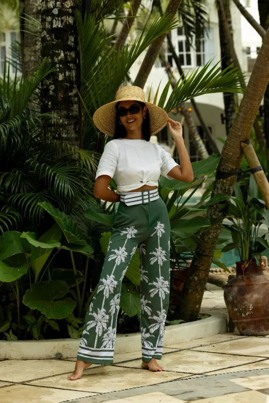Kenny Flowers - Bali Palms Elevated Pants