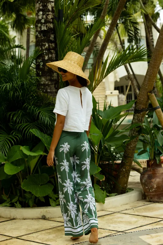 Kenny Flowers - Bali Palms Elevated Pants