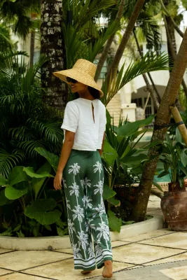 Bali Palms Elevated Pants
