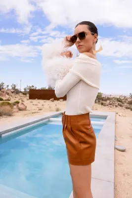 Sierra Leather Shorts