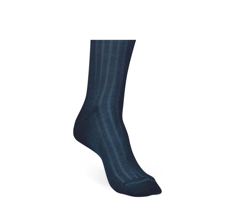 Byford Superwash Merino Wool Solid Dress Socks