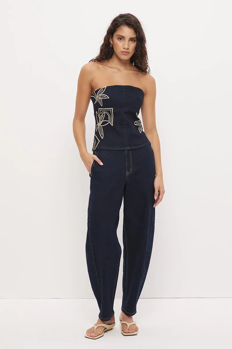 MON RENN - Cora Denim Bodice