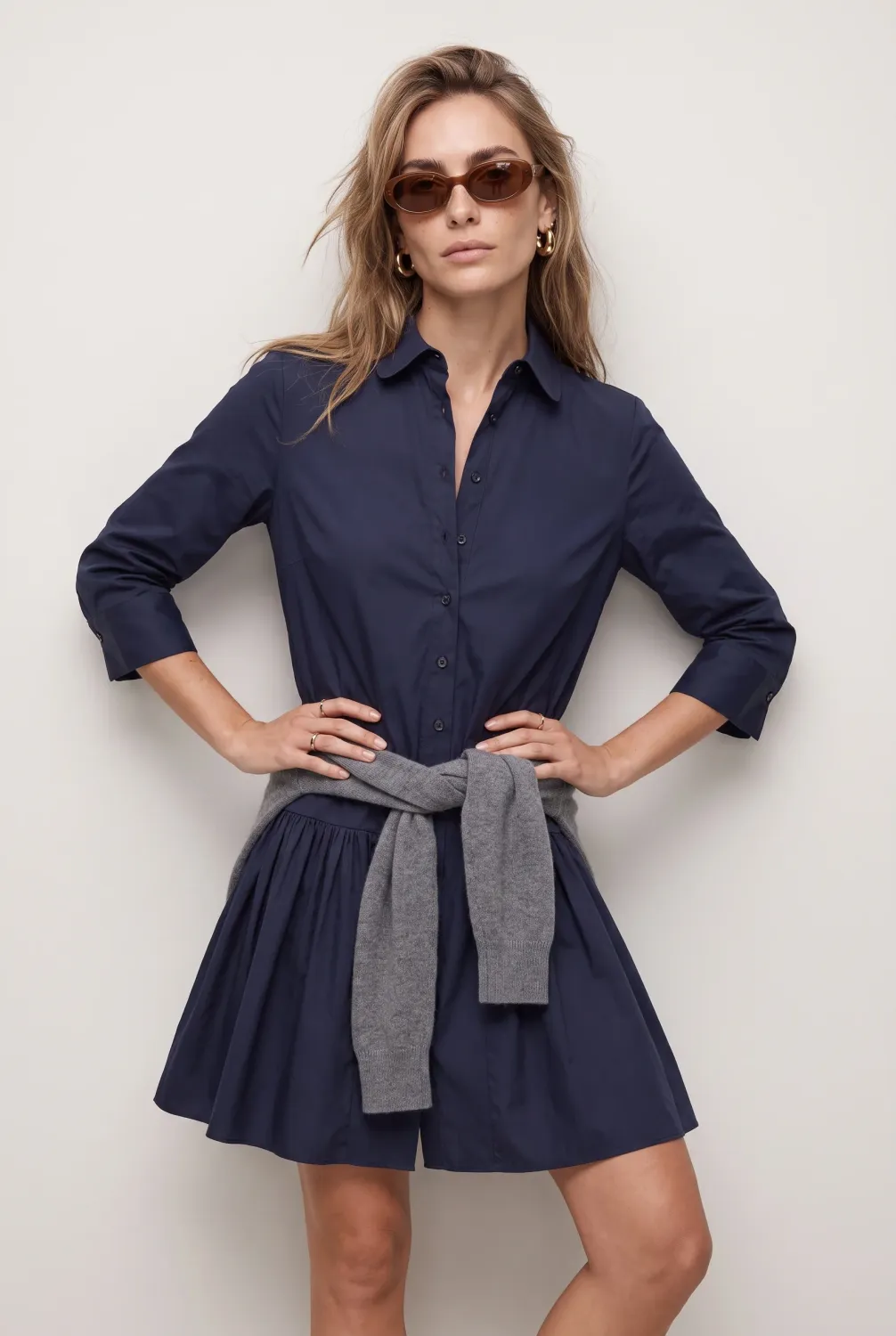 The Drop Waist Shirt Dress