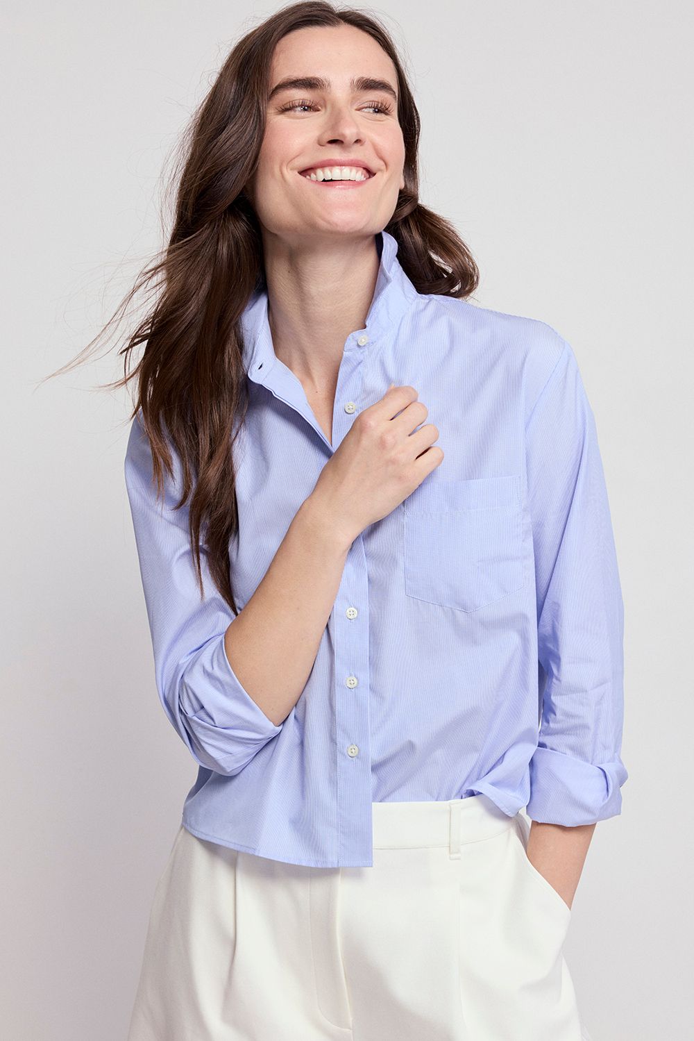 The Long Sleeve Boxy Crop