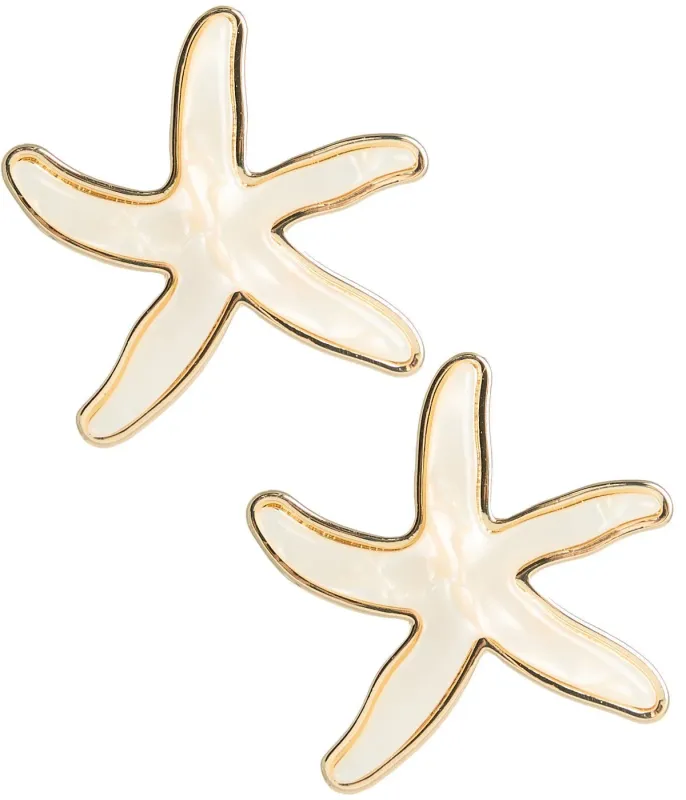 Acrylic Starfish Earrings