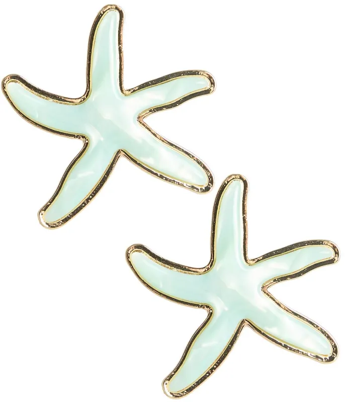 Acrylic Starfish Earrings