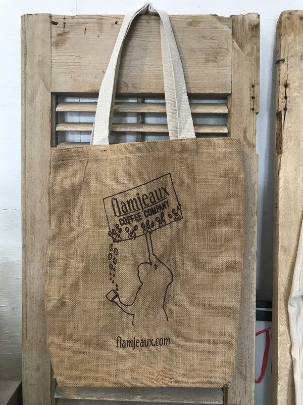 Burlap Tote Bag