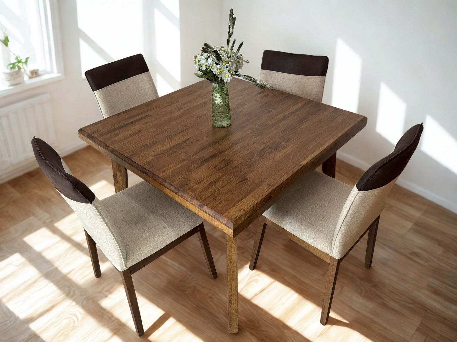 Comedor Millenial de 4 Sillas Cuadrado