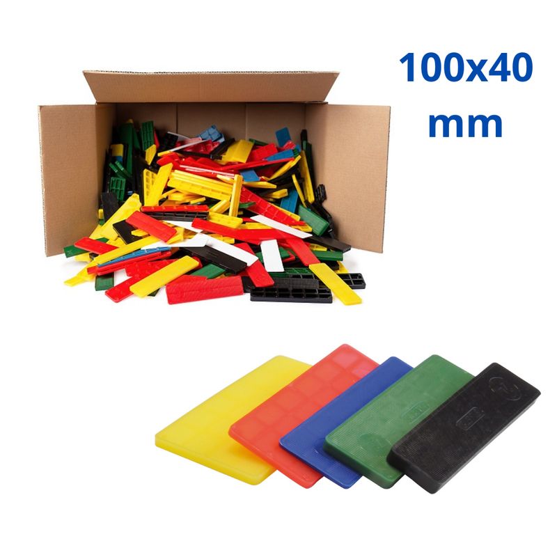 SILISTO distanční podložky 100x40 mm 600 ks MIX 1-6 mm