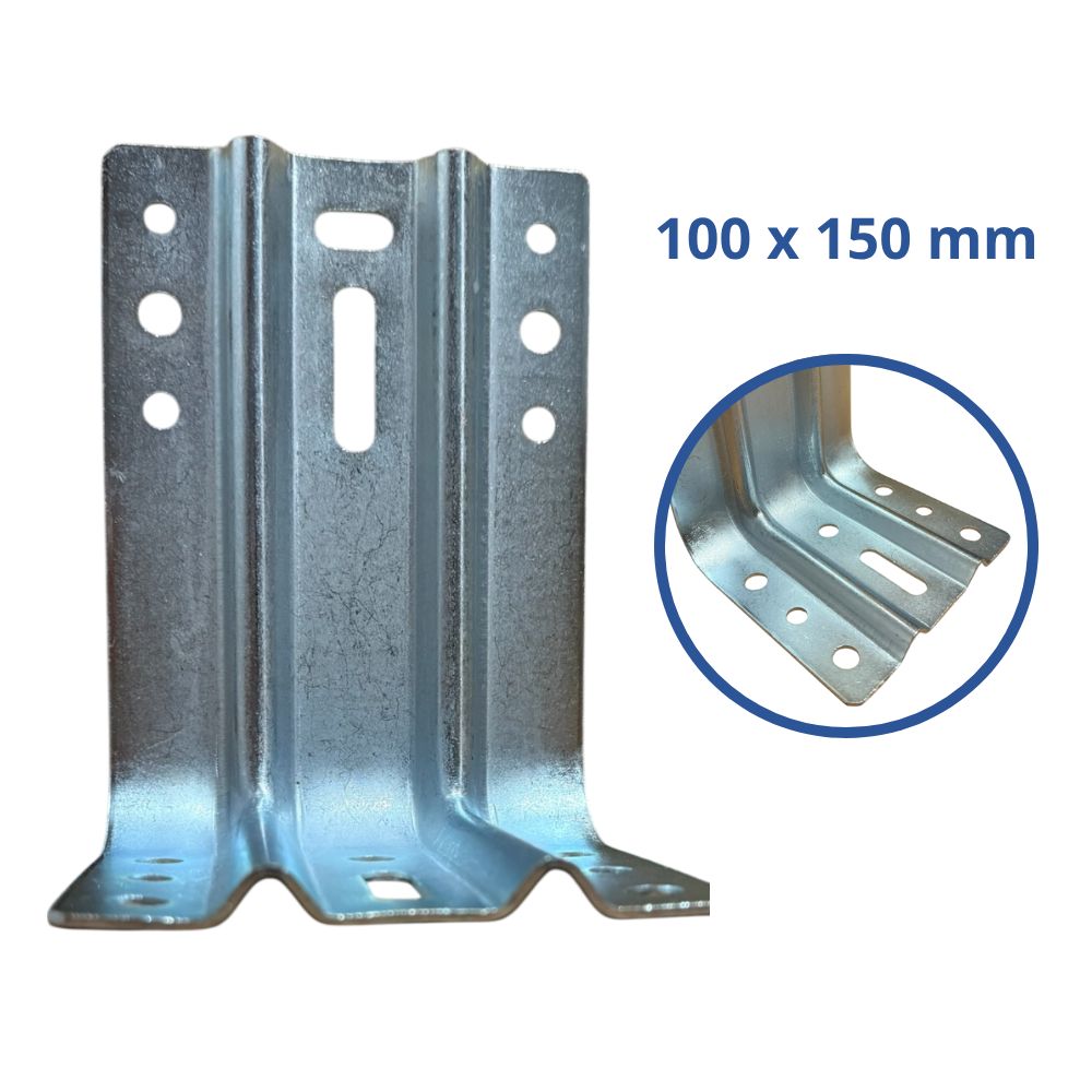Mounting Bracket SILISTO 100×150 mm, galvanized, 2 mm steel