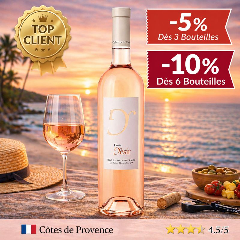 Désir Rosé - A.O.C Côtes de Provence