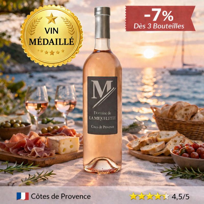 Miquelette Rosé - A.O.C Côtes de Provence
