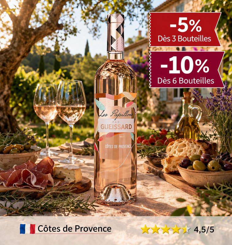 Les Papilles Rosé  - A.O.P Côtes de Provence