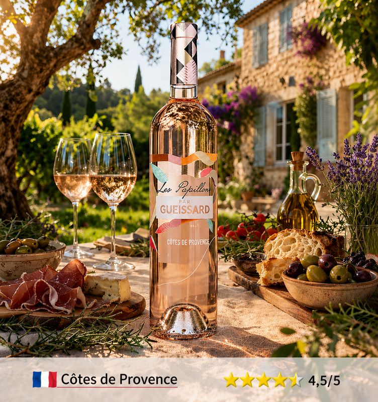 Les Papilles Rosé - A.O.P Côtes de Provence