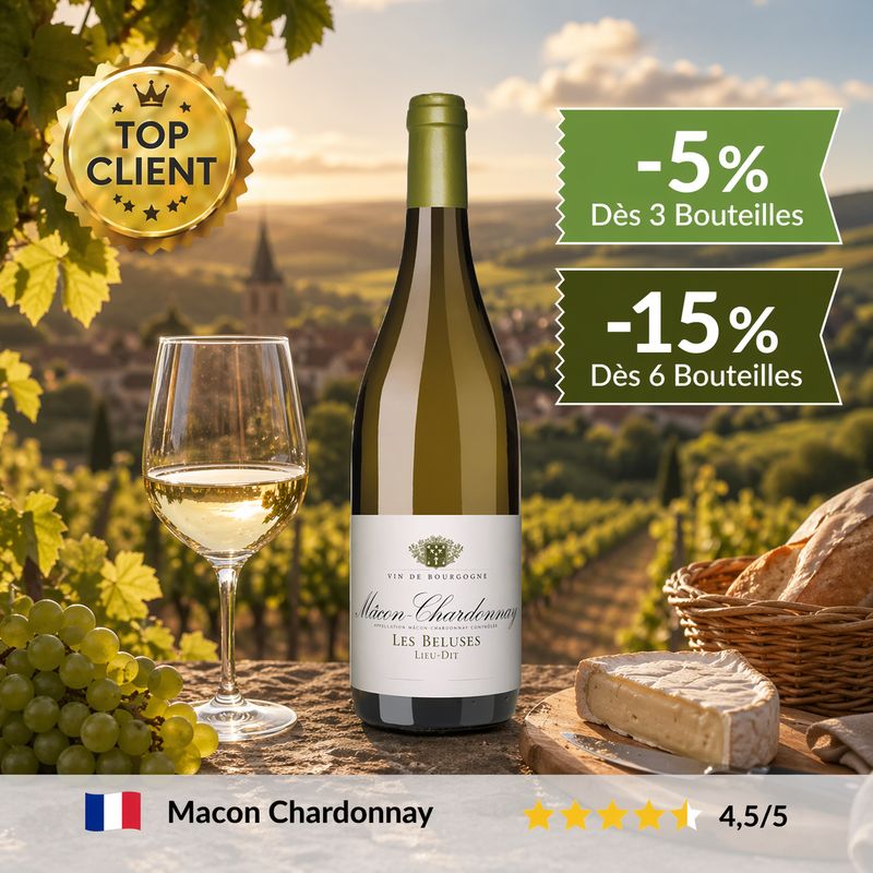 Les Beluses Blanc - Macon - Chardonnay