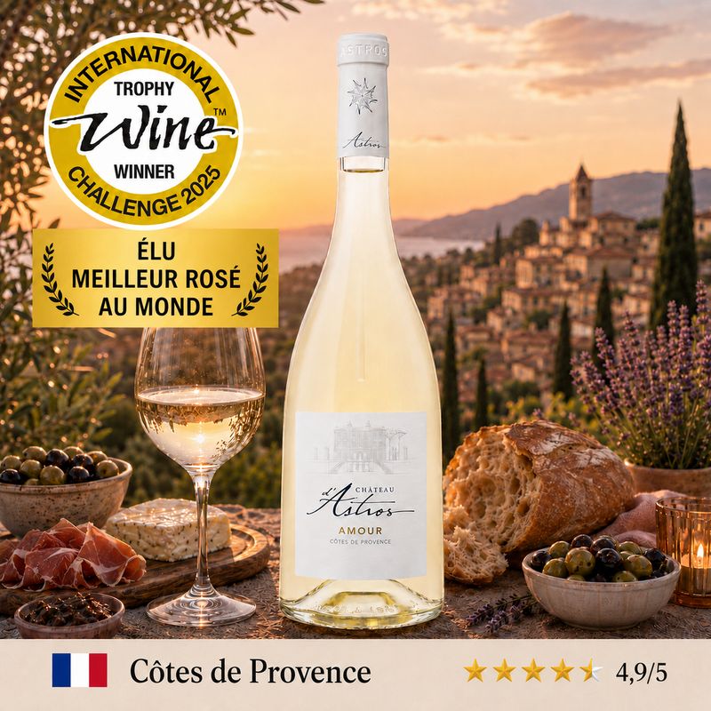 Amour Rosé Château D'Astros - A.O.P Côtes de Provence