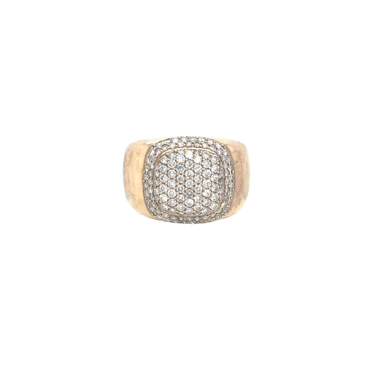 Mens Diamond Dome Ring
