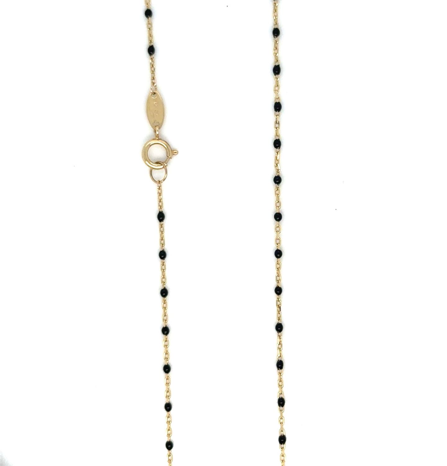 Ladies necklace with Black accent