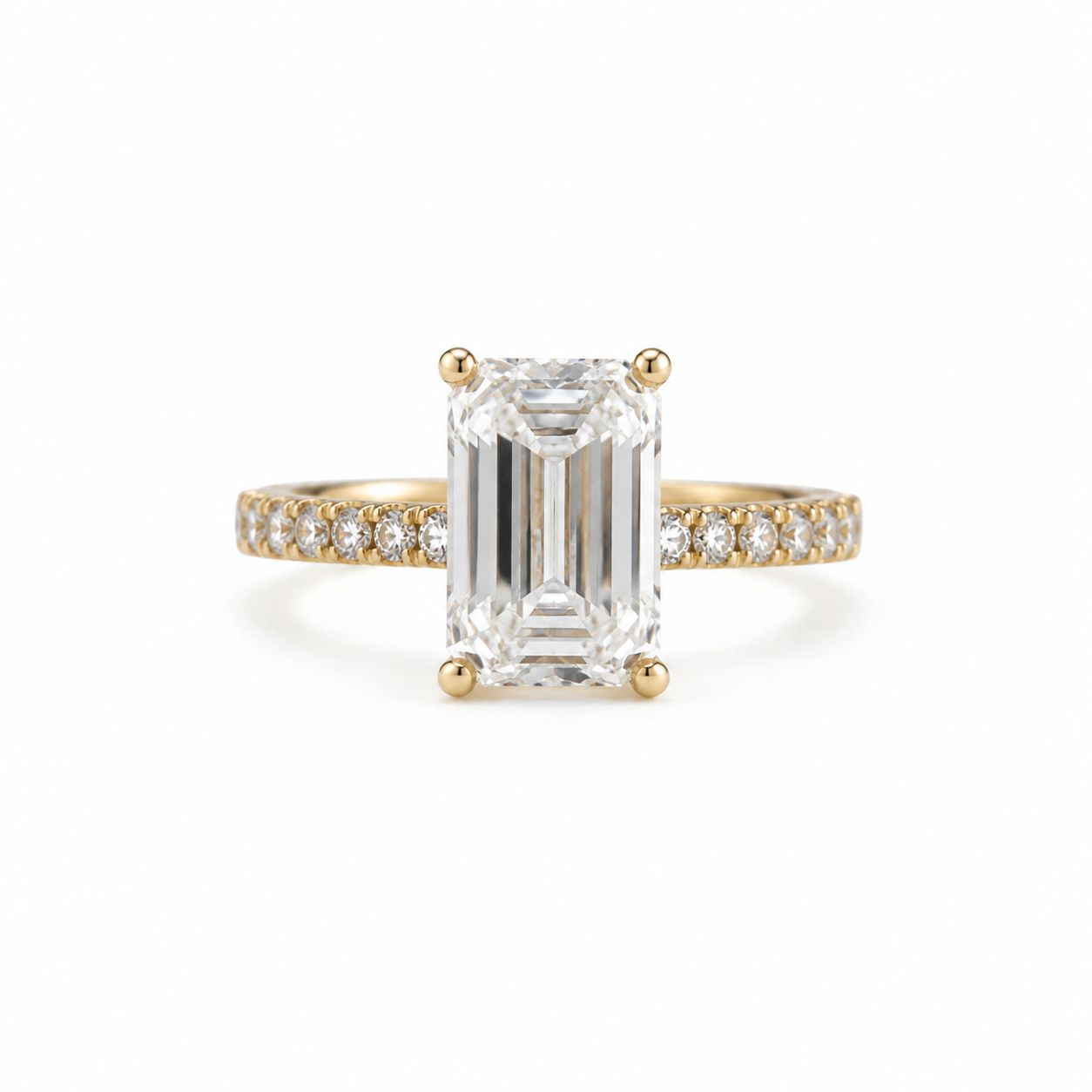 Emerald Cut Engagement Ring