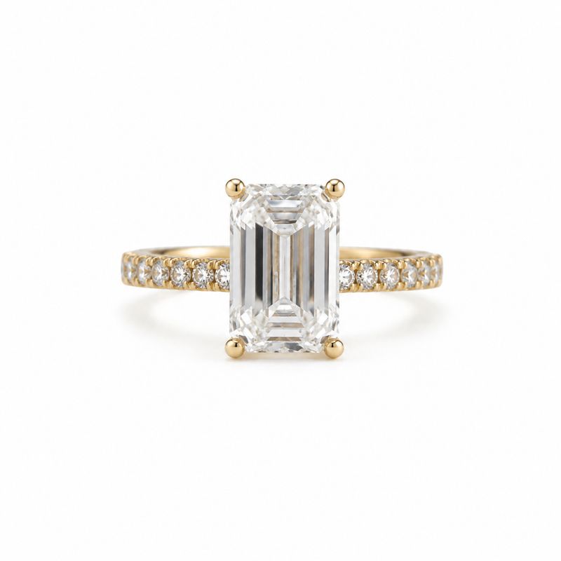 Emerald Cut Engagement Ring Emerald Cut Engagement Ring