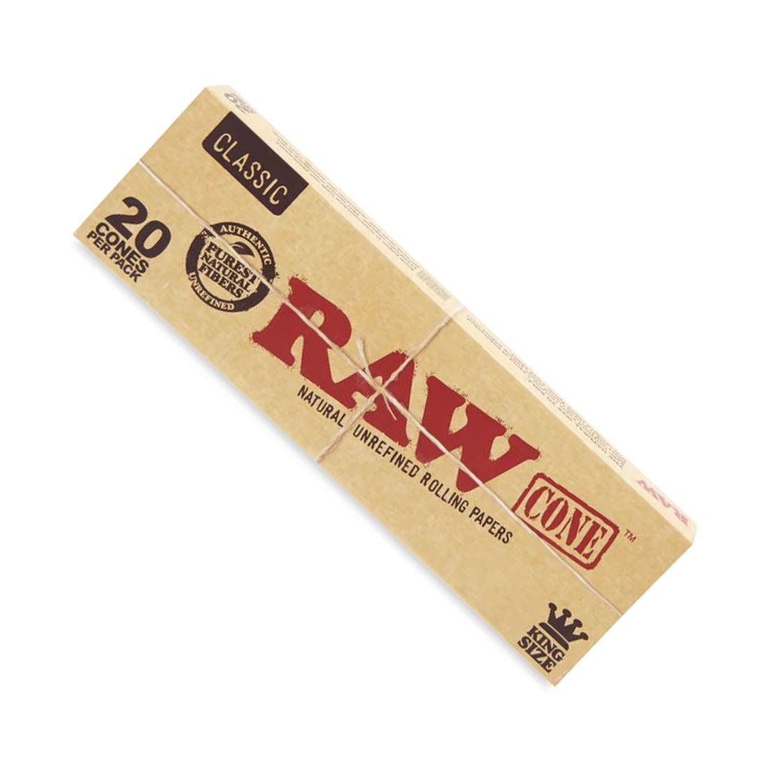 Raw Classic King Size Cones 20count