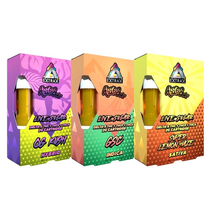 Delta Extrax Adios MF&#39;er Live Sugar Cartridge 2g