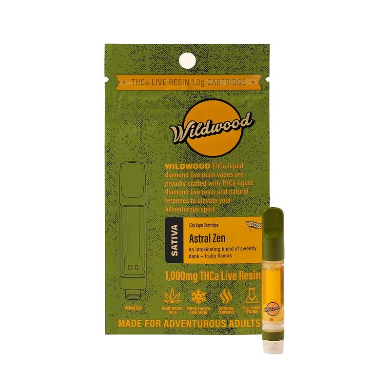 Wildwood THCA Liquid Diamond Live Resin Cartridge 1g