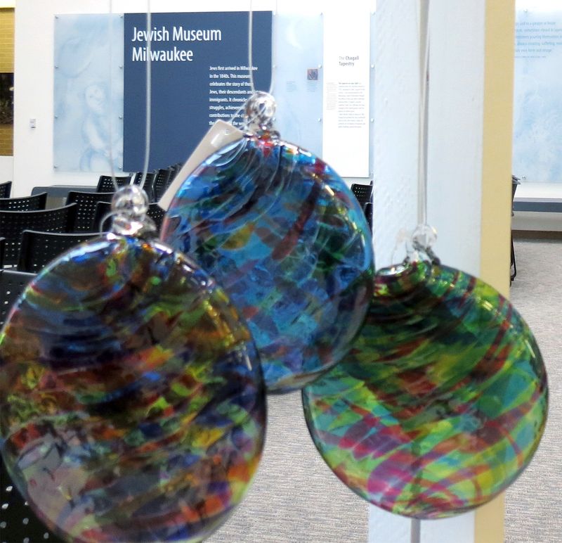 Handblown Glass Sun Disk