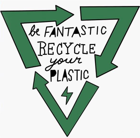 Recycle Your Plastic Sticker