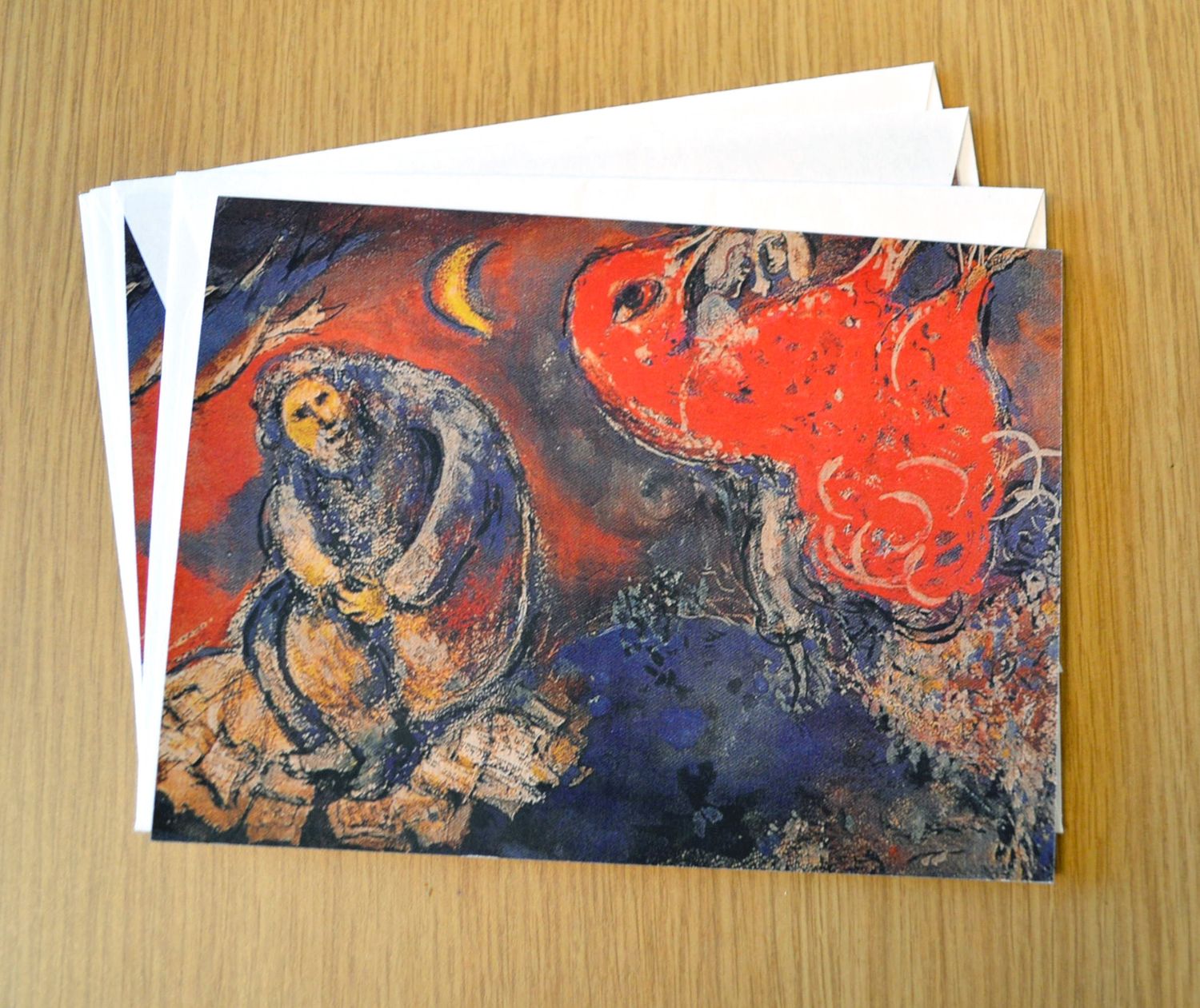 Note Cards featuring &quot;The Prophet Jeremiah&quot; Tapestry by Marc Chagall