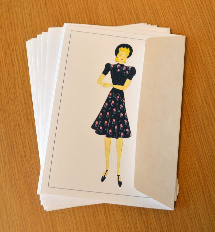 Note Cards featuring Stitching History From the Holocaust Sketches