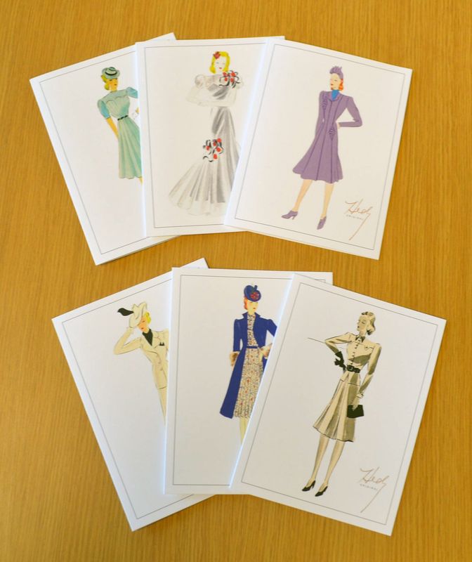 Note Cards featuring Stitching History From the Holocaust Sketches