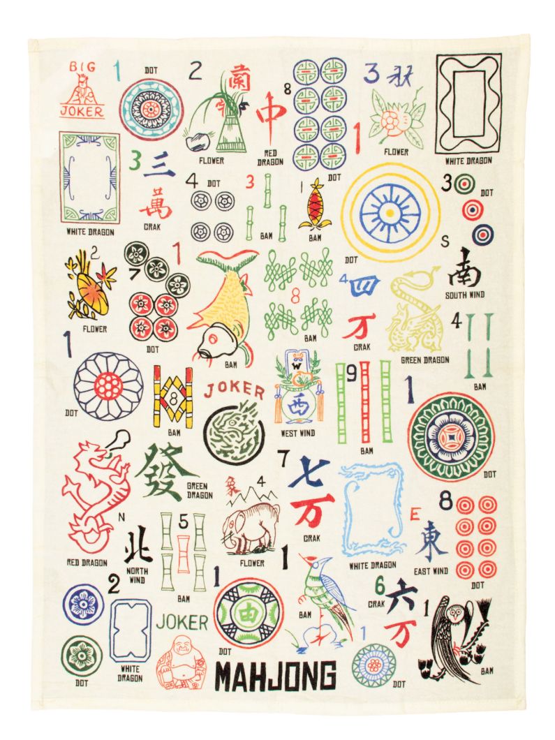 Mahjong Dish Towel