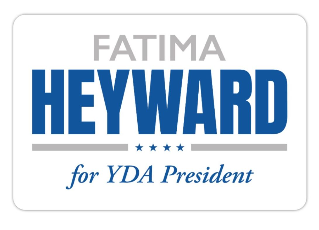 Heyward for YDA President Sticker
