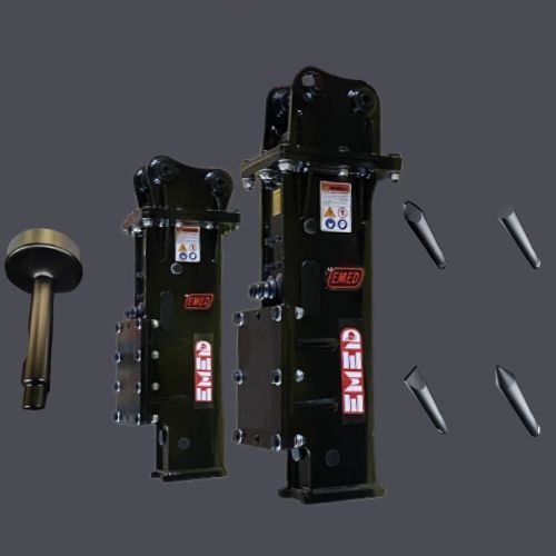 Post Rammer & Rock Breaker to suit 10 to 12 Ton Excavator