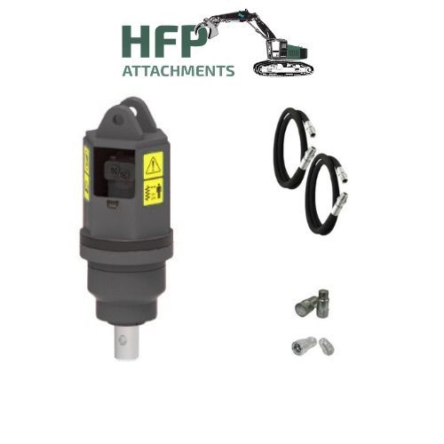 Auger drive HFP2000 series with hoses and fittings – suits 1 to 1.5 Ton Machines - Optional Hitch & Auger Bit