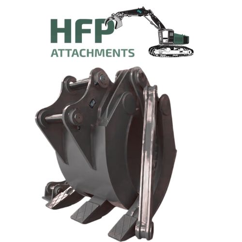 HFP Mechanical Grab with Stiff Arm – 1.5–2.5T Excavators | 30mm Pin – $1,790 inc GST