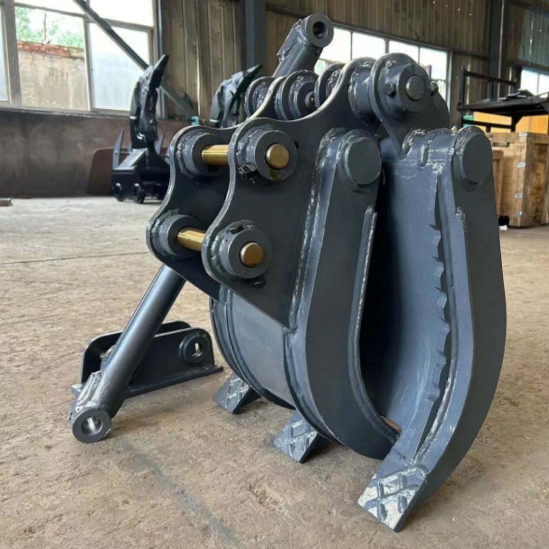 HFP Mechanical Grab with Stiff Arm | 4.5–6.5T Excavators | 45mm Pin