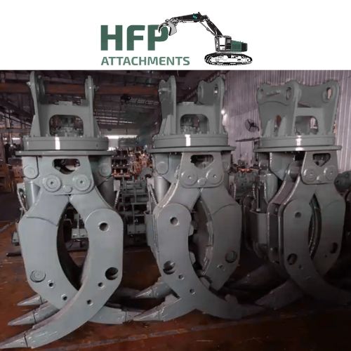 HFP Premium Rotating Hydraulic Grapple | 9–12T Excavators | 60mm Pin | $11,550 inc GST