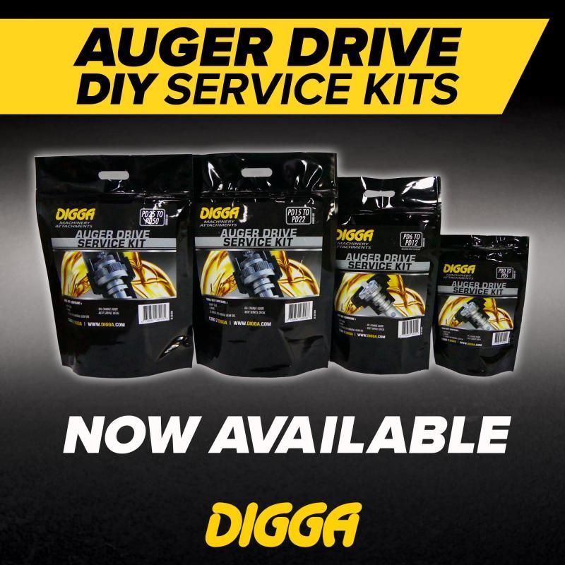 Digga DIY Auger Drive Service Kit | Suits PD15 to PD22 Auger Drives Digga DIY Auger Drive Service Kit | Suits PD15 to PD22 Auger Drives