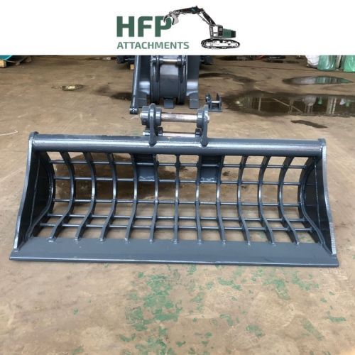 Heavy Duty Sieve Bucket 800mm to 1200mm – From $1,690 inc GST | 1.5 to 2.5 Ton Excavators with 30mm Pins