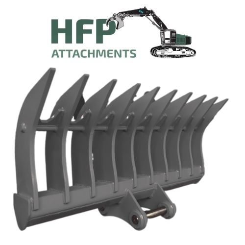 Heavy Duty Stick Rake 1800mm – $4,790 inc GST | 12 to 14 Ton Excavators with 65mm Pins