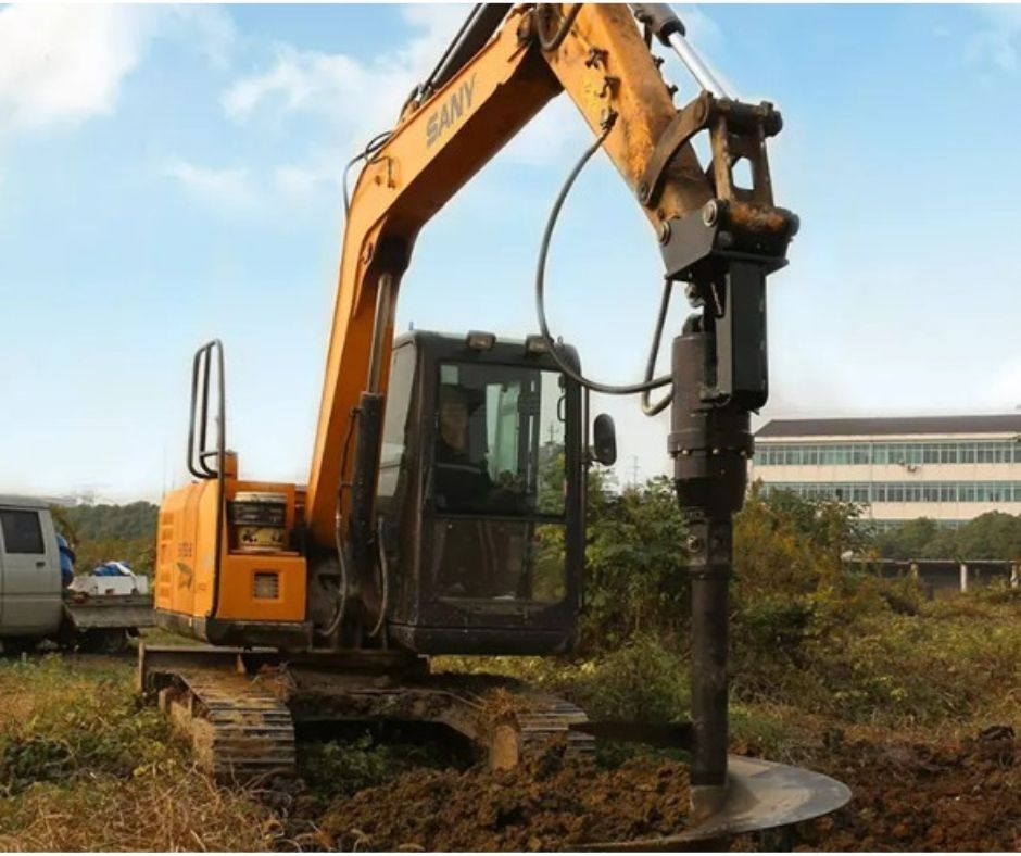 Heavy-Duty Hydraulic Auger Drive – 20–50T Excavators