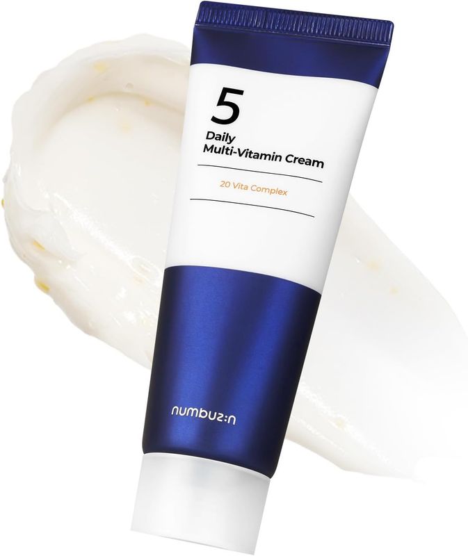 numbuzin No.5 Daily Multi-Vitamin Cream | Healthy Glow, Skin Strengthening, Improves Elasticity | Vitamin C, Niacinamide, Alpha Bisabolol, Panthenol