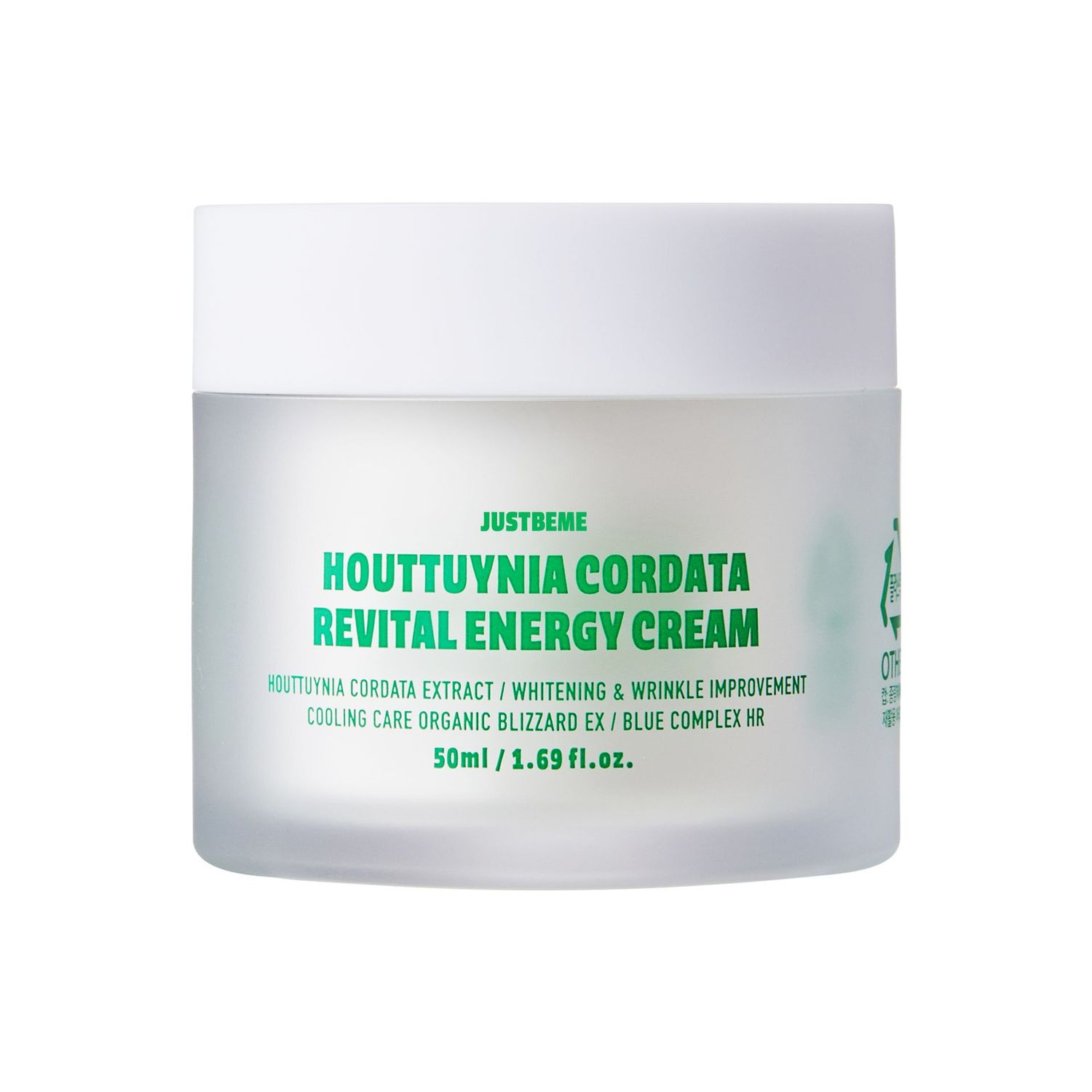 JUSTBEME Houttuynia Cordata Revital Energy Cream